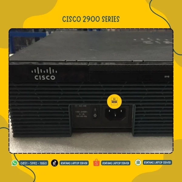 Cisco 2900 Series 2911 Integrated Router (ISR G2) 3 Gigabit Ethernet 10/100/1000Mbps