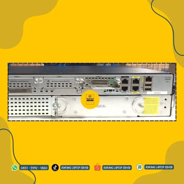 Cisco 2900 Series 2911 Integrated Router (ISR G2) 3 Gigabit Ethernet 10/100/1000Mbps - Image 5