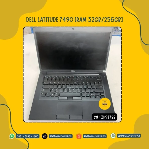 Dell Latitude 7490 | Core i5 Gen 8 | RAM 32GB | SSD 256GB | 14" FHD