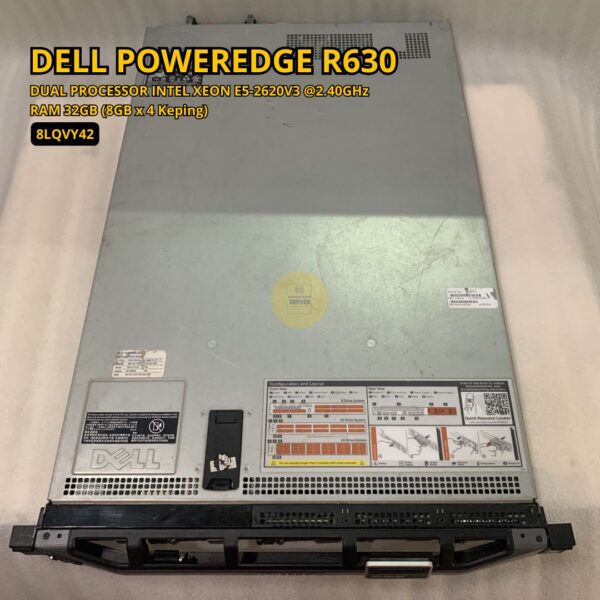 Server Dell R630 32GB E5-2620V3