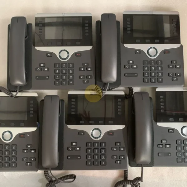 Cisco IP Phone CP-8851, Telepon Kantor IP PoE, 5 Line Key, Bluetooth, USB Port