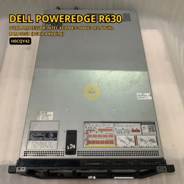 Dell PowerEdge R630 E5-2640V3