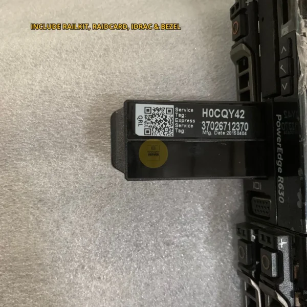 Dell PowerEdge R630 E5-2640V3 (Mfgdate)