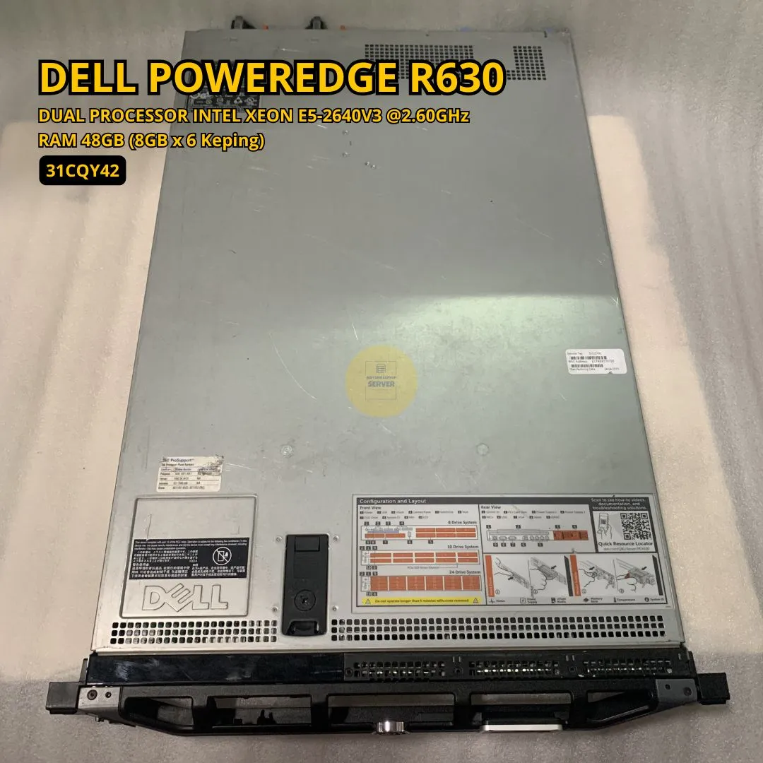 Dell PowerEdge E5-2640V3 48GB