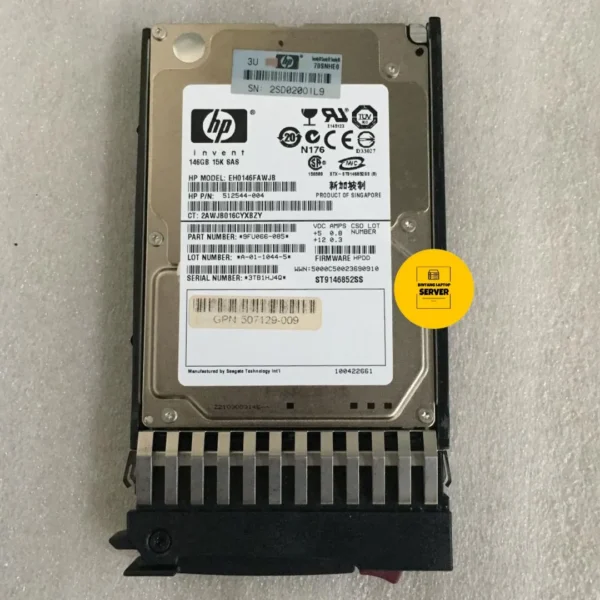 Hardisk HPE 146GB RPM 15K SAS EH0146FAWJB, Cache 64MB