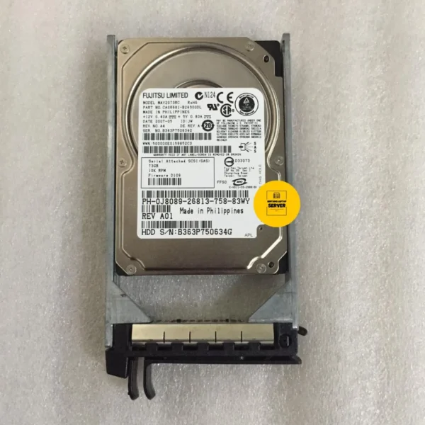 Hardisk Fujitsu MAY2073RC 10K SAS Drive 2,5inch SFF