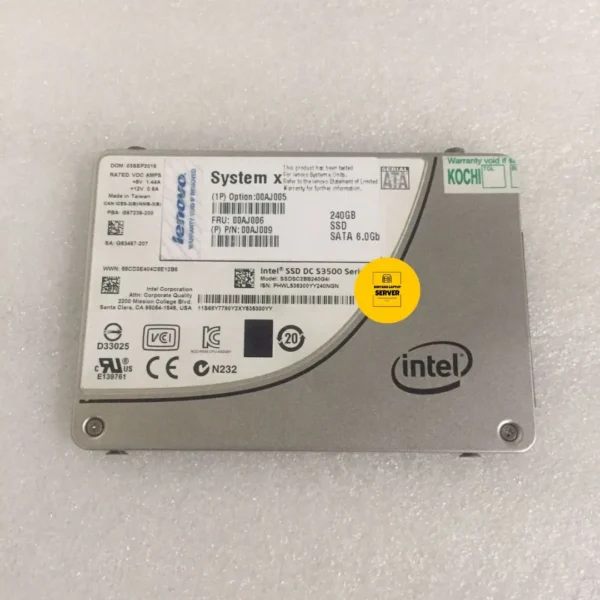 SSD Lenovo System x 240GB SSDSC2BB240G4 SATA III 6Gbps
