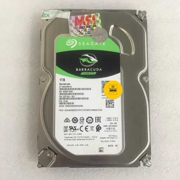 Hardisk Seagate 1TB ST1000DM010 SATA III 6Gbps 7200RPM MFI