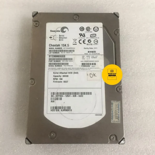 Hardisk Seagate 300GB Cheetah 15K.5 SAS ST3300655SS 3,5inch, LFF