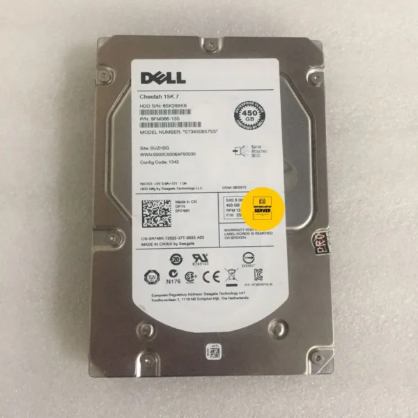 Hardisk Seagate 450GB SAS 15K.7RPM Cheetah Series, SAS 3Gbps, 3.5 inch