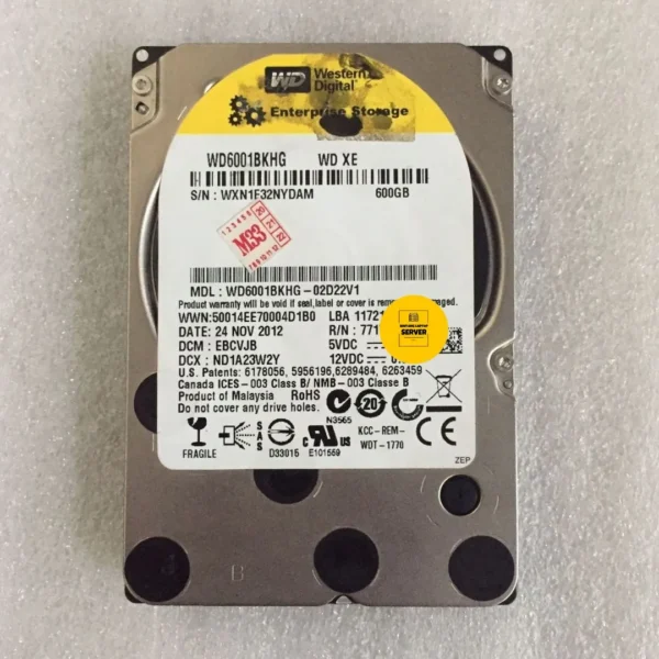 Hardisk Western Digital  600GB WD6001BKHG SAS 6Gbps 2,5inch SFF