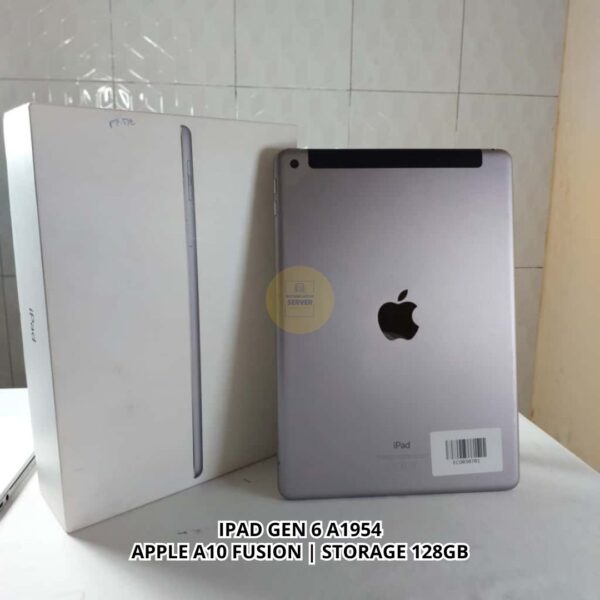 Apple iPad 6th Gen A1954 – 128GB Silver, Wifi Cellular