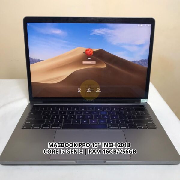 MacBook Pro A1989 (2018) – Intel Core i7 Gen 8, 16GB/256GB – Touch Bar & Touch ID