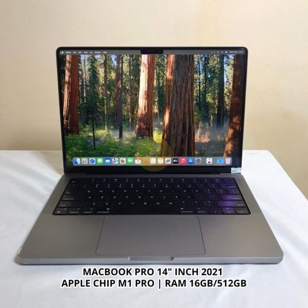 Apple MacBook Pro 14" M1 Pro – 16GB/512GB – Laptop Premium Kreatif & Profesional
