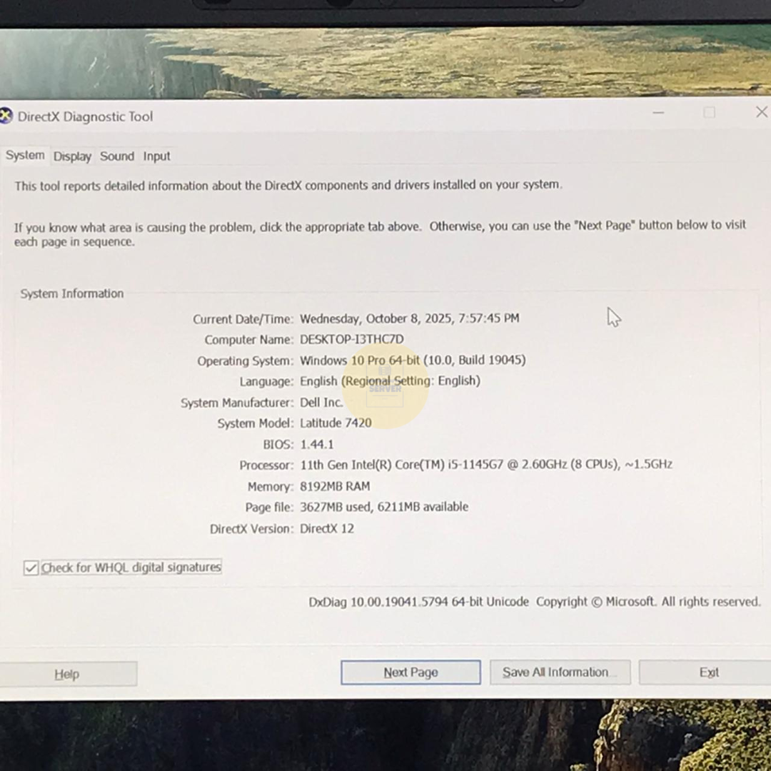 Laptop Profesional 4Jutaan Dell Latitude 7420 Core i5 Gen 11 - RAM 8GB/256GB - Image 5