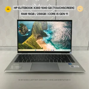 HP EliteBook x360 1040 G8 Core i5 Gen 11 / RAM 16GB / SSD 256GB – Laptop Premium 2-in-1 Touchscreen