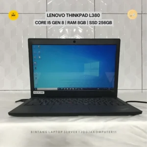 Lenovo ThinkPad L380 Core i5 Gen 8 RAM 8GB SSD 256GB Laptop Bisnis Murah Tangguh & Ringan