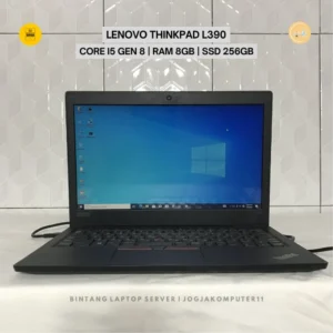 Lenovo ThinkPad L390 Core i5 Gen 8 RAM 8GB SSD 256GB Laptop Bisnis Ringan & Tangguh