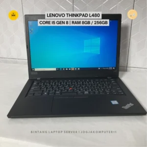 Lenovo ThinkPad L480 Core i5 Gen 8 RAM 8GB SSD 256GB Laptop Bisnis Tangguh & Terjangkau