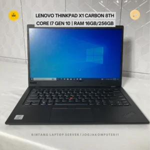 Lenovo ThinkPad X1 Carbon Gen 8 Core i7 Gen 10 RAM 16GB SSD 256GB | Laptop Premium Ringan & Powerful