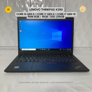 Lenovo ThinkPad X390 Core i5 / i7 Gen 8 & Gen 10 RAM 8GB / 16GB SSD 256GB Laptop Bisnis Ringan & Tangguh