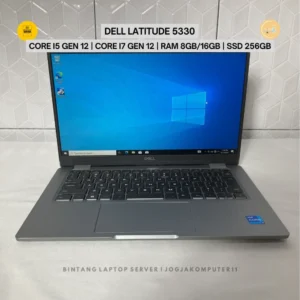 Dell Latitude 5330 Core i5 / i7 Gen 12 RAM 8GB / 16GB SSD 256GB Laptop Bisnis Premium
