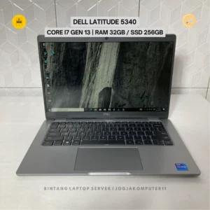 Dell Latitude 5340 Core i7 Gen 13 RAM 32GB SSD 256GB Laptop Bisnis Premium Ultra Performance