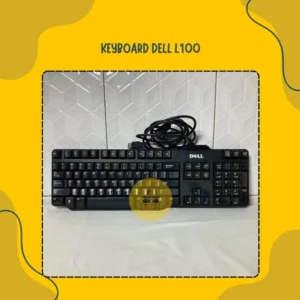 Keyboard Dell L100 Original USB Wired Keyboard Full Size 104 Keys Plug & Play untuk PC Desktop Laptop