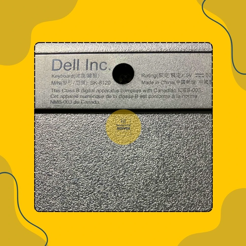 Dell SK-8120 Original USB Keyboard Full Size 104 Keys Wired Keyboard PC Desktop Laptop - Image 3