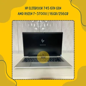 HP EliteBook 745 G6 Ryzen 7 Pro 3700U RAM 16GB SSD 256GB FHD 14 Inch Laptop Bisnis