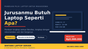 Jurusanmu Butuh Laptop Seperti Apa? Panduan Lengkap Semua Fakultas