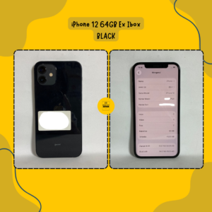 IPHONE 12 EX IBOX 64GB [BLACK] UNIT ONLY